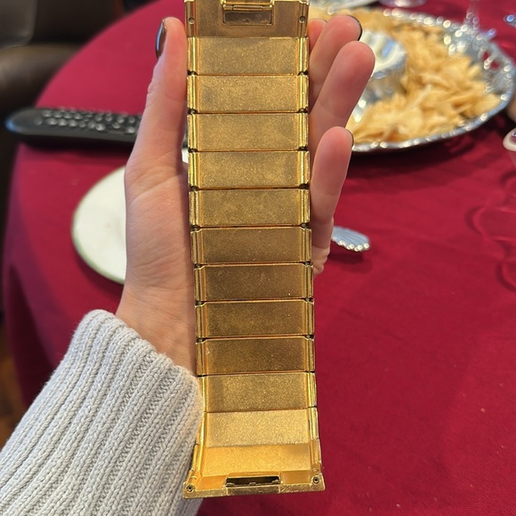 RARE Vintage Y.S.L. Yves St. Laurent Enameled Wide Bracelet - Picture 5 of 6